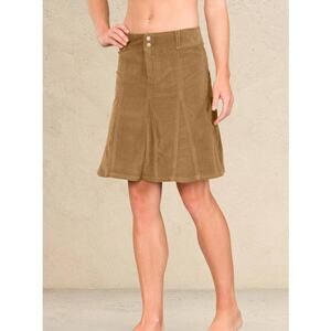 Athleta Whenever Cord Skirt Velvet Old Gold Mustard A Line Corduroy Mini Skirt 0